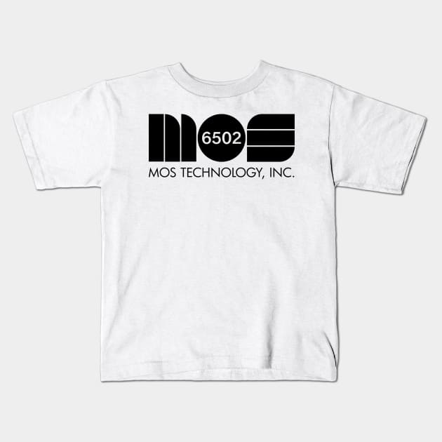 MOS Technology Inc 6502 Kids T-Shirt by Stupiditee